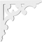 Ekena Millwork Vienna Architectural Grade PVC Bracket, 5/8"W X 6"D X 6"H BKTP01X06X06VI - alternate 2